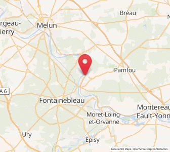 Map of Héricy, Île-de-France