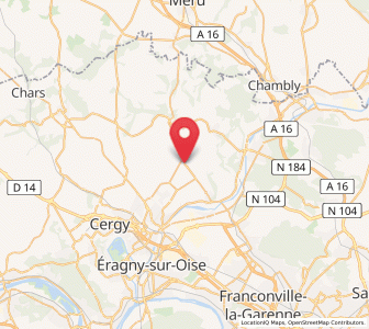 Map of Hérouville, Île-de-France