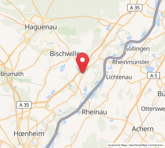 Map of Herrlisheim, Grand Est