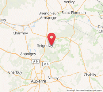 Map of Héry, Bourgogne-Franche-Comté