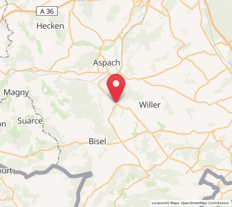 Map of Hirsingue, Grand Est