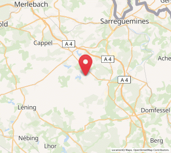 Map of Holving, Grand Est