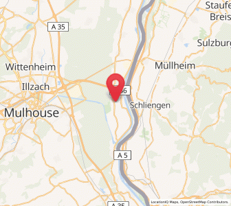 Map of Hombourg, Grand Est