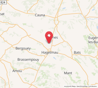 Map of Horsarrieu, Nouvelle-Aquitaine
