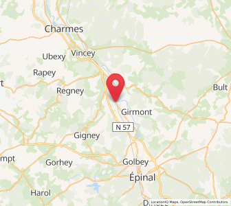 Map of Igney, Grand Est
