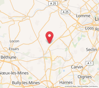 Map of Illies, Hauts-de-France