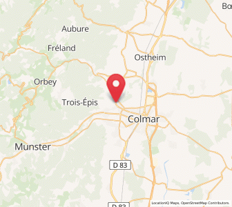 Map of Ingersheim, Grand Est