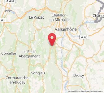 Map of Injoux-Génissiat, Auvergne-Rhône-Alpes