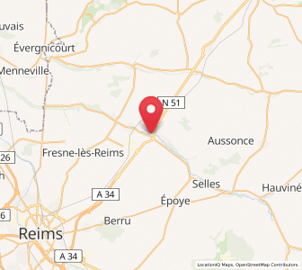 Map of Isles-sur-Suippe, Grand Est