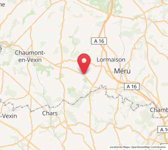 Map of Ivry-le-Temple, Hauts-de-France