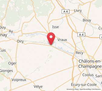 Map of Jâlons, Grand Est