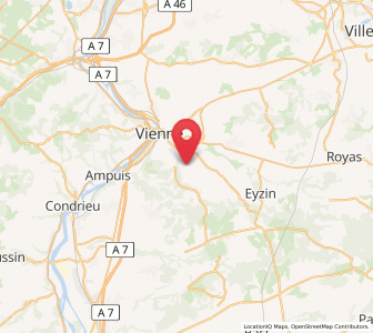 Map of Jardin, Auvergne-Rhône-Alpes