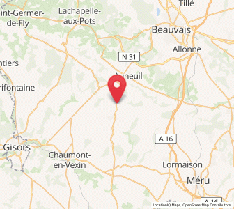 Map of Jouy-sous-Thelle, Hauts-de-France