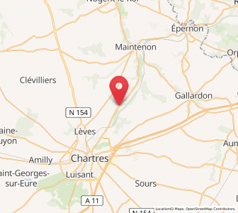 Map of Jouy, Centre
