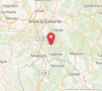 Map of Jugeals-Nazareth, Nouvelle-Aquitaine