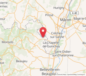 Map of Juliénas, Auvergne-Rhône-Alpes
