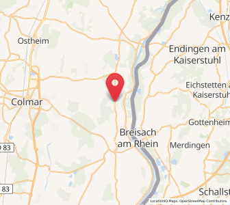 Map of Kunheim, Grand Est