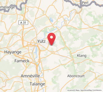 Map of Kuntzig, Grand Est