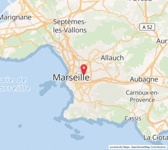 Map of La Blancarde, Provence-Alpes-Côte d'Azur