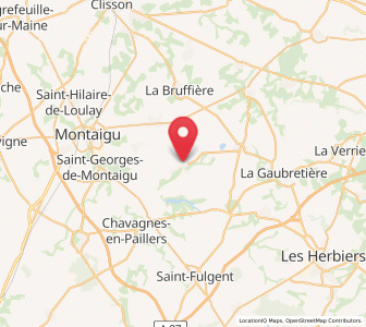 Map of La Boissière-de-Montaigu, Pays de la Loire