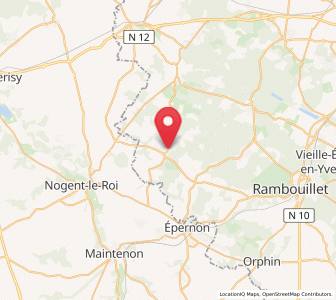 Map of La Boissière-École, Île-de-France