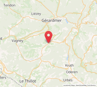 Map of La Bresse, Grand Est