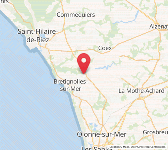 Map of La Chaize-Giraud, Pays de la Loire