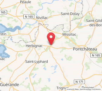 Map of La Chapelle-des-Marais, Pays de la Loire