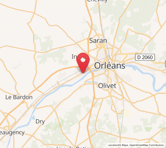 Map of La Chapelle-Saint-Mesmin, Centre