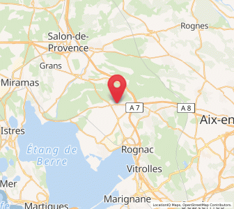 Map of La Fare-les-Oliviers, Provence-Alpes-Côte d'Azur