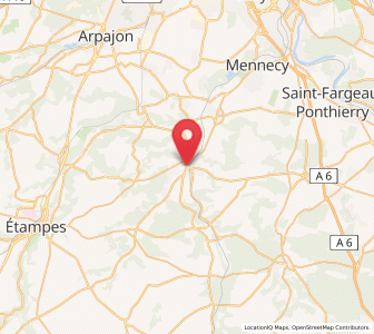 Map of La Ferté-Alais, Île-de-France