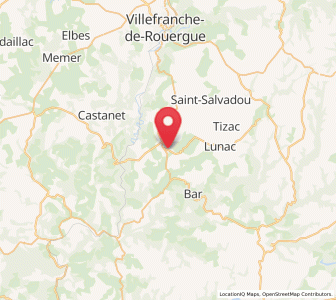 Map of La Fouillade, Occitanie