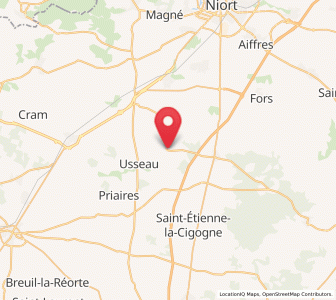 Map of La Foye-Monjault, Nouvelle-Aquitaine