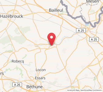 Map of La Gorgue, Hauts-de-France