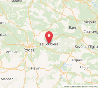 Map of La Loubière, Occitanie