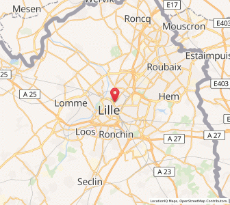 Map of La Madeleine, Hauts-de-France