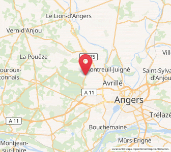 Map of La Meignanne, Pays de la Loire