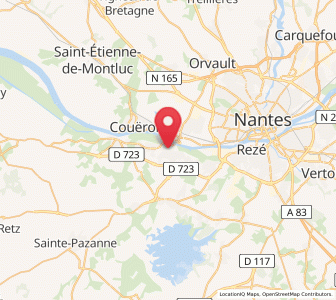 Map of La Montagne, Pays de la Loire