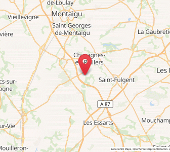 Map of La Rabatelière, Pays de la Loire