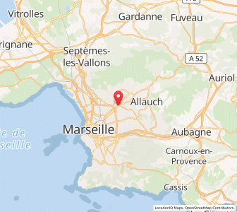 Map of La Rose, Provence-Alpes-Côte d'Azur