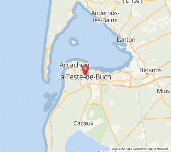 Map of La Teste-de-Buch, Nouvelle-Aquitaine