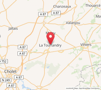 Map of La Tourlandry, Pays de la Loire