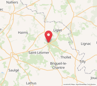 Map of La Trimouille, Nouvelle-Aquitaine