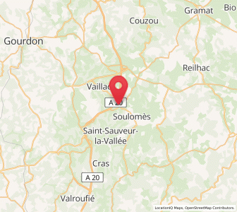 Map of Labastide-Murat, Occitanie