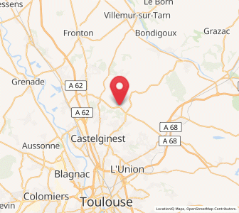 Map of Labastide-Saint-Sernin, Occitanie