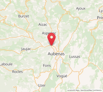 Map of Labégude, Auvergne-Rhône-Alpes