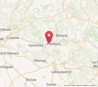 Map of Lalinde, Nouvelle-Aquitaine