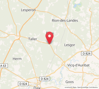 Map of Laluque, Nouvelle-Aquitaine