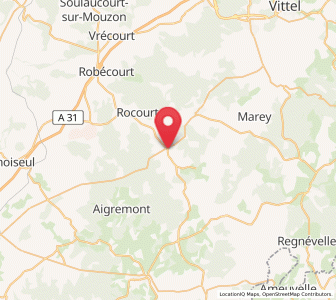 Map of Lamarche, Grand Est