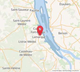 Map of Lamarque, Nouvelle-Aquitaine
